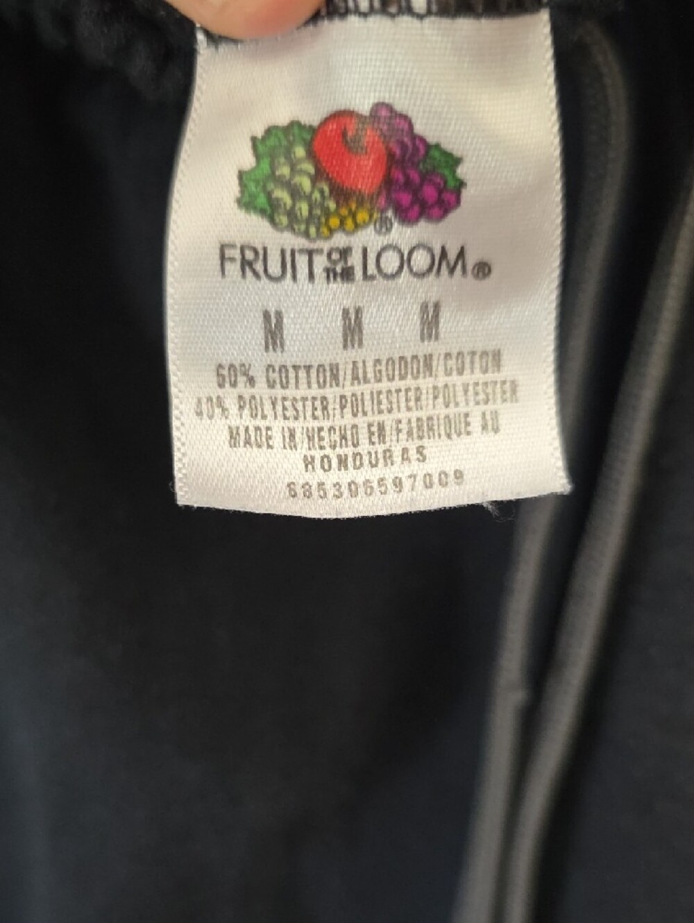 Fruit of the Loom Black Men's Drawstring Joggers - Picture 2 of 5